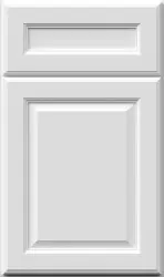 Hallmark Frost cabinet finish
