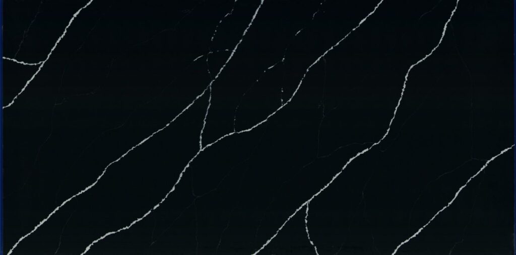 Nero quartz slab